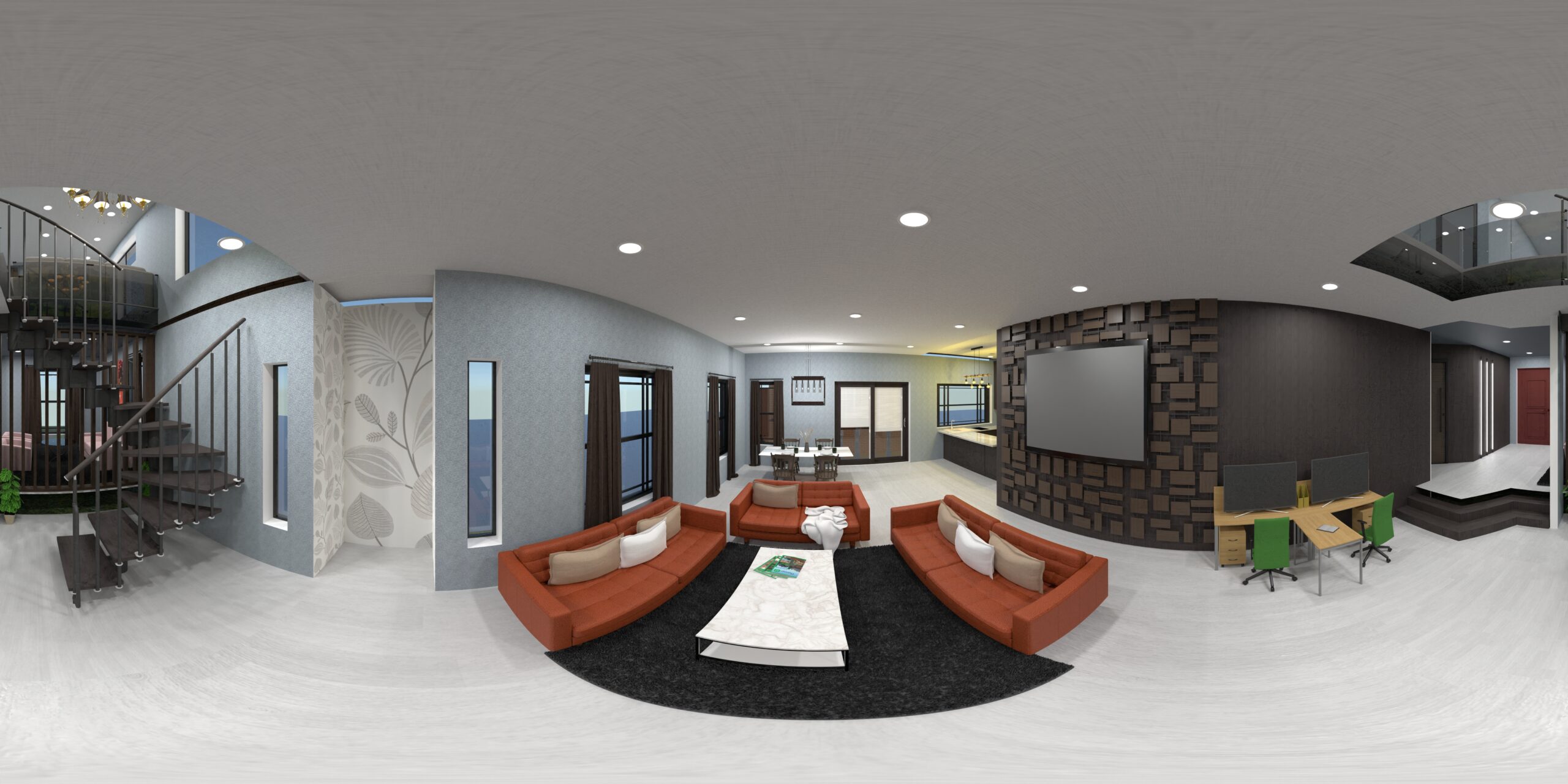 D5 Render 360 Spatial Tour preview